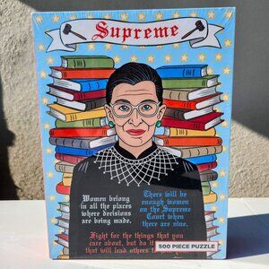 NEW Ruth Bader Ginsburg Jigsaw Puzzle 500 Piece The Found Supreme Court Women RB